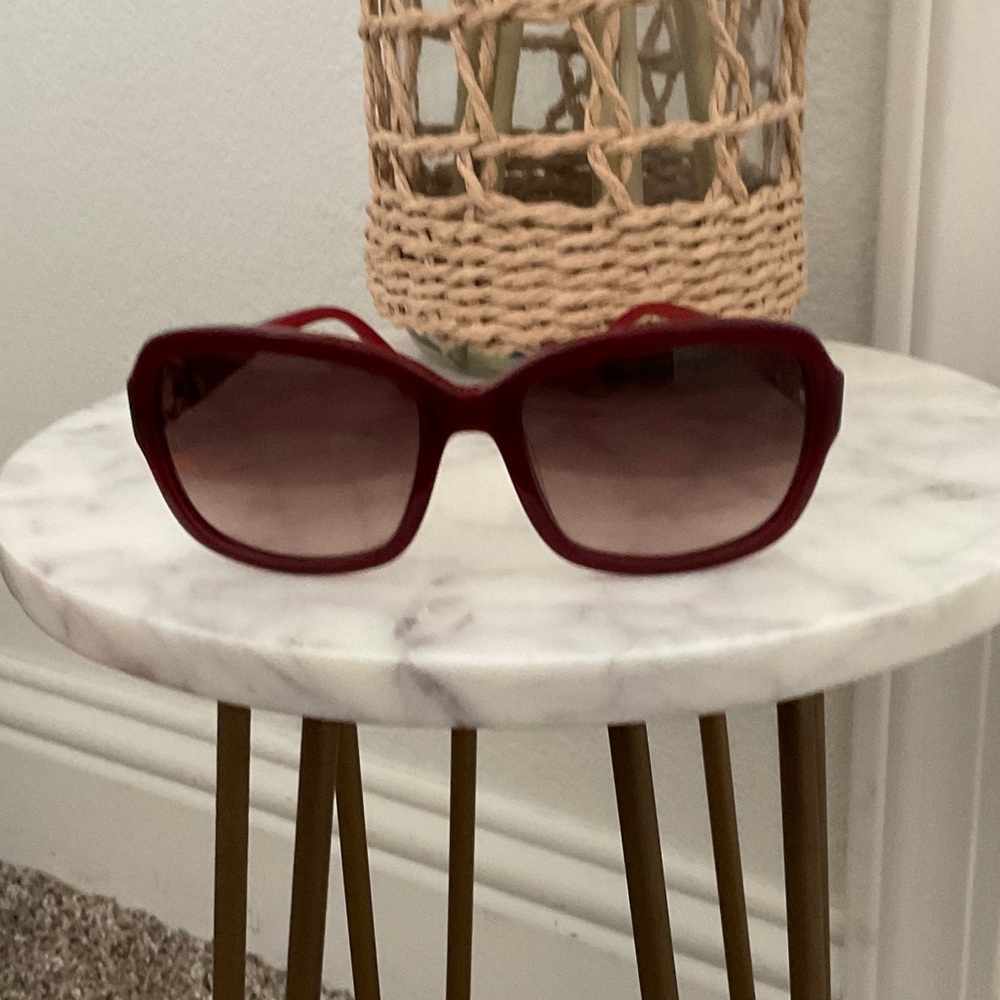 Salvatore Ferragamo Burgundy Sunglasses